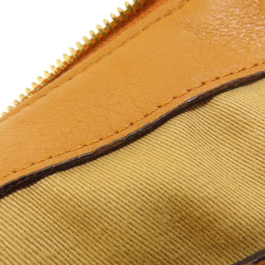 MCM Tote Bag PVC Brown 2WAY Women Used Authentic