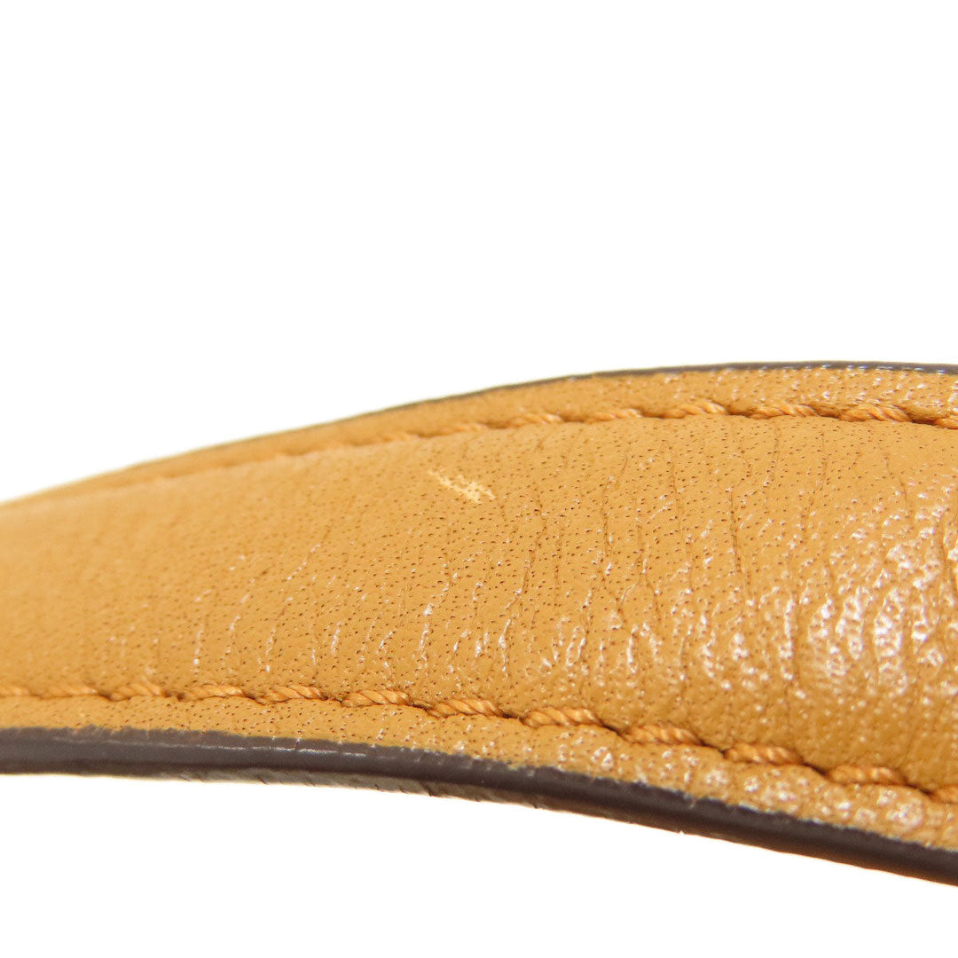 MCM Tote Bag PVC Brown 2WAY Women Used Authentic