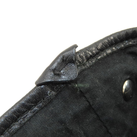 BALENCIAGA Handbag 390346 leather black Navy Cabas XS 2WAY Women Used Authentic