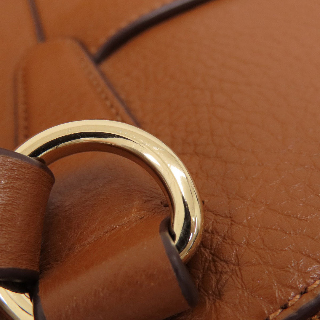 COACH Tote Bag F37216 leather black logo Women Used Authentic