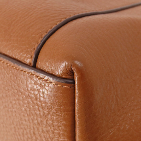 COACH Tote Bag F37216 leather black logo Women Used Authentic