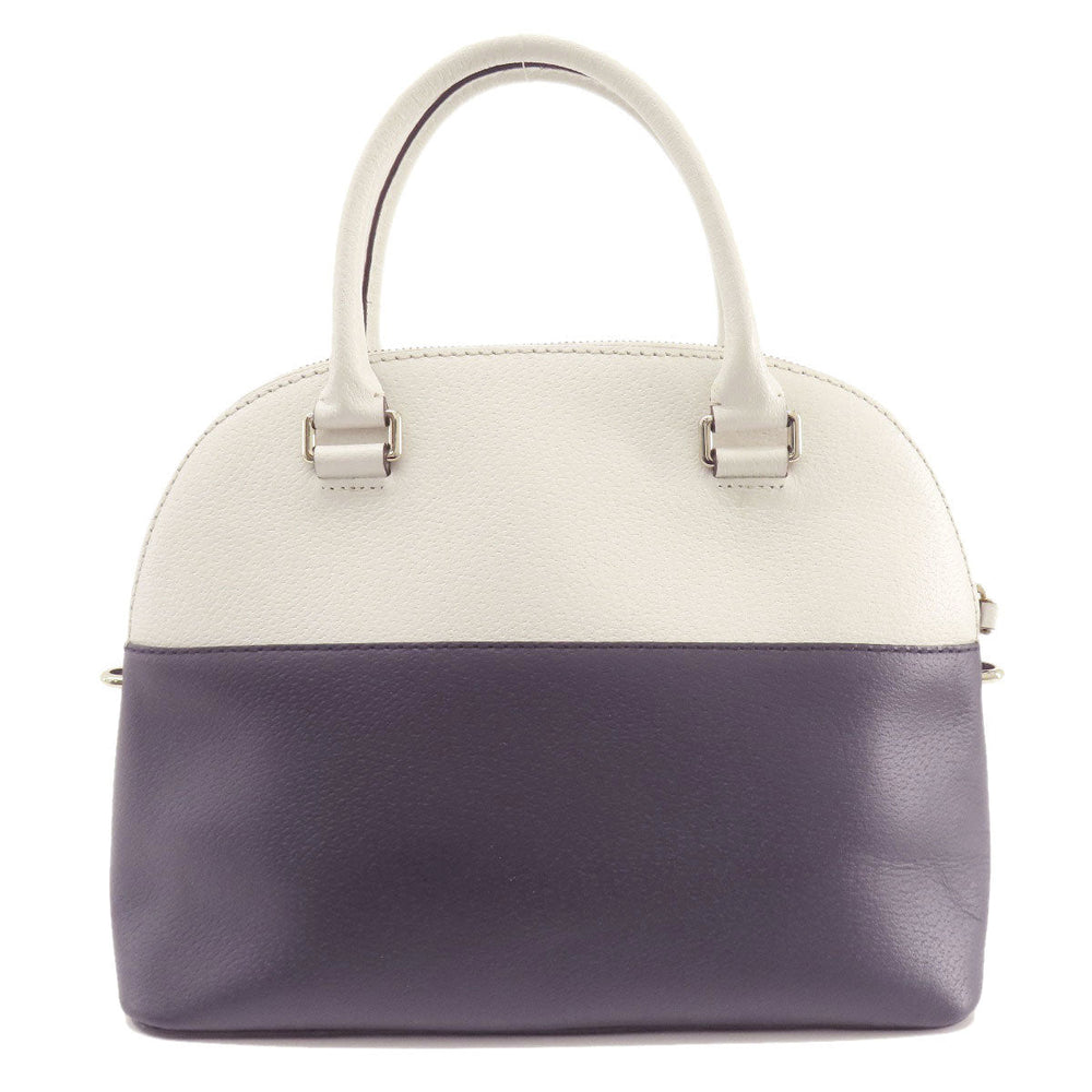 Kate Spade Handbag leather Navy 2WAY Women Used Authentic