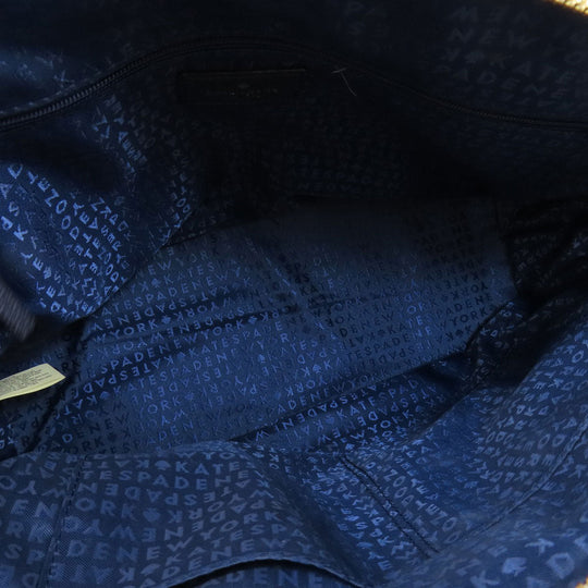 Kate Spade Handbag leather Navy 2WAY Women Used Authentic