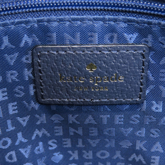 Kate Spade Handbag leather Navy 2WAY Women Used Authentic