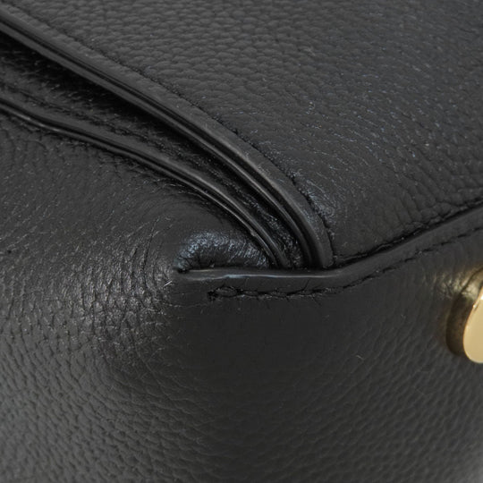 MICHAEL KORS Handbag leather black 2WAY