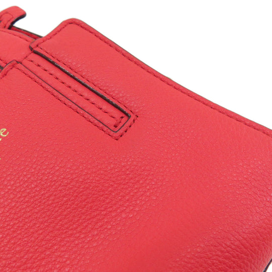 Kate Spade Handbag leather Red 2WAY Women Used Authentic