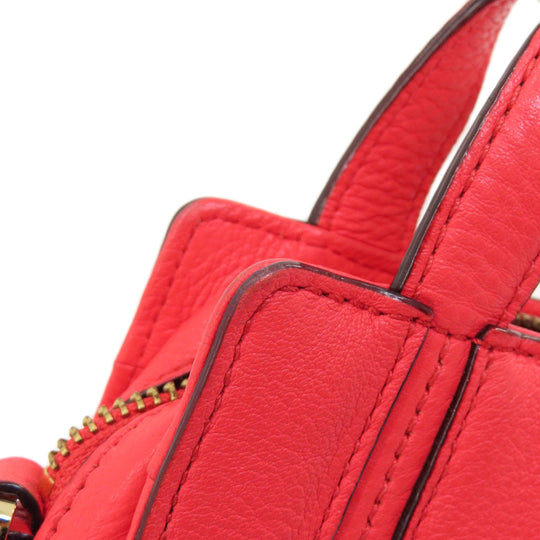 Kate Spade Handbag leather Red 2WAY Women Used Authentic