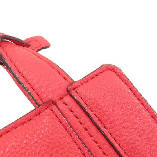 Kate Spade Handbag leather Red 2WAY Women Used Authentic