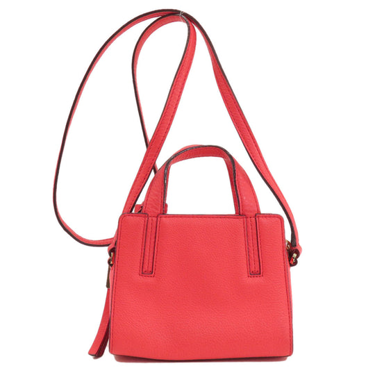 Kate Spade Handbag leather Red 2WAY Women Used Authentic