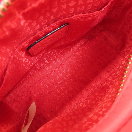Kate Spade Handbag leather Red 2WAY Women Used Authentic