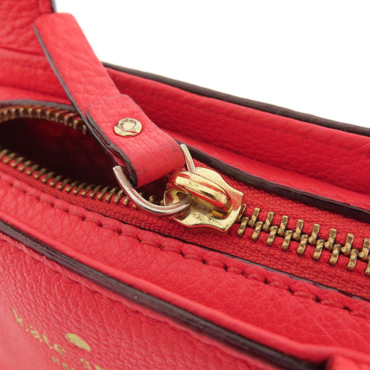 Kate Spade Handbag leather Red 2WAY Women Used Authentic