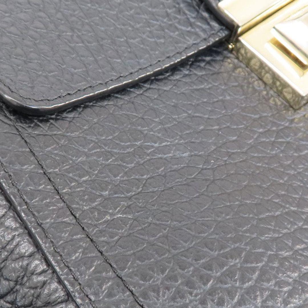 Furla Backpack leather black logo