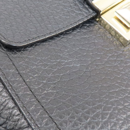 Furla Backpack leather black logo