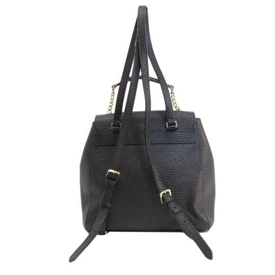 Furla Backpack leather black logo