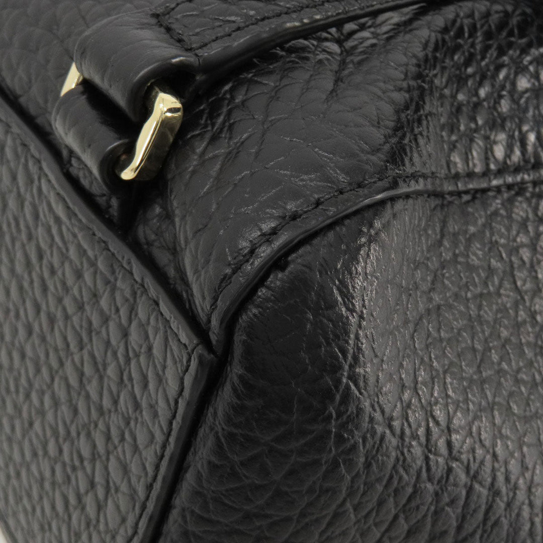 Furla Backpack leather black logo