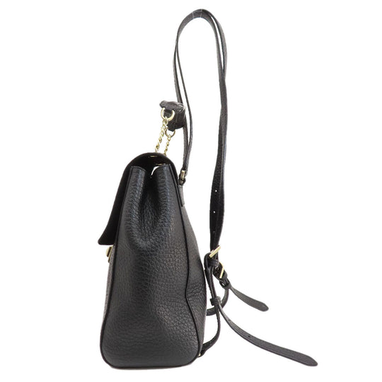 Furla Backpack leather black logo