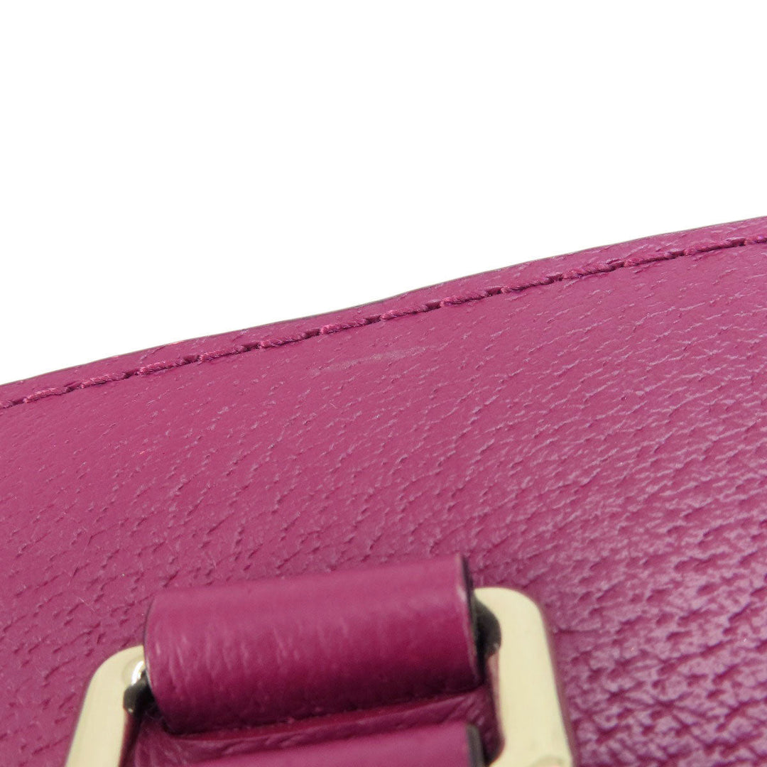 Kate Spade Handbag leather purple 2WAY Women Used Authentic