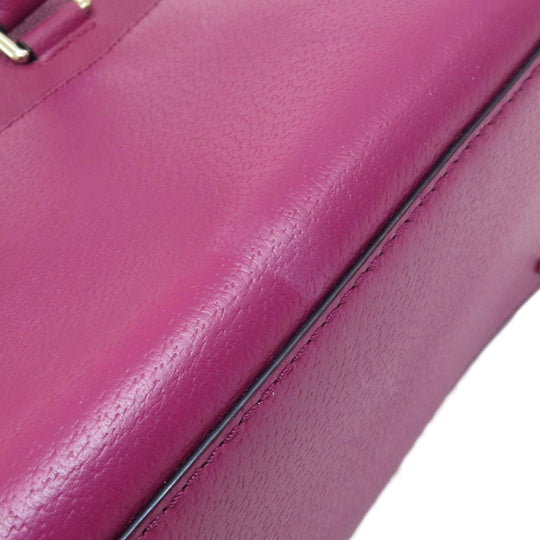 Kate Spade Handbag leather purple 2WAY Women Used Authentic
