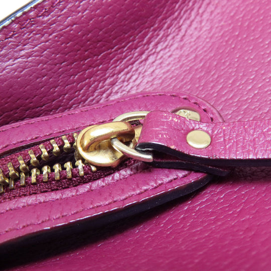 Kate Spade Handbag leather purple 2WAY Women Used Authentic