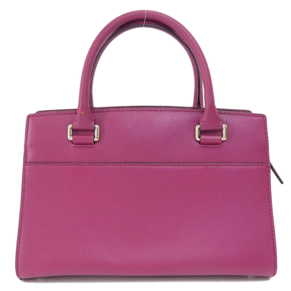 Kate Spade Handbag leather purple 2WAY Women Used Authentic