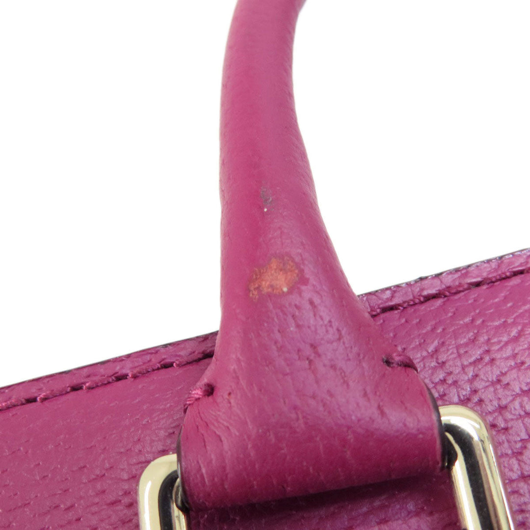 Kate Spade Handbag leather purple 2WAY Women Used Authentic