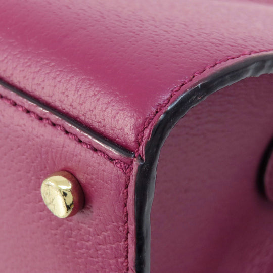 Kate Spade Handbag leather purple 2WAY Women Used Authentic