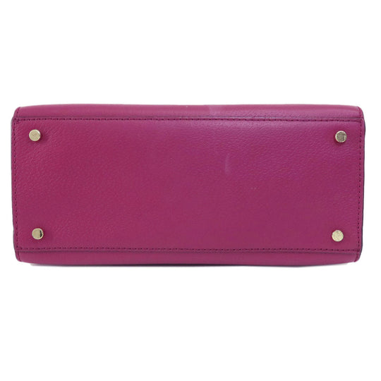 Kate Spade Handbag leather purple 2WAY Women Used Authentic
