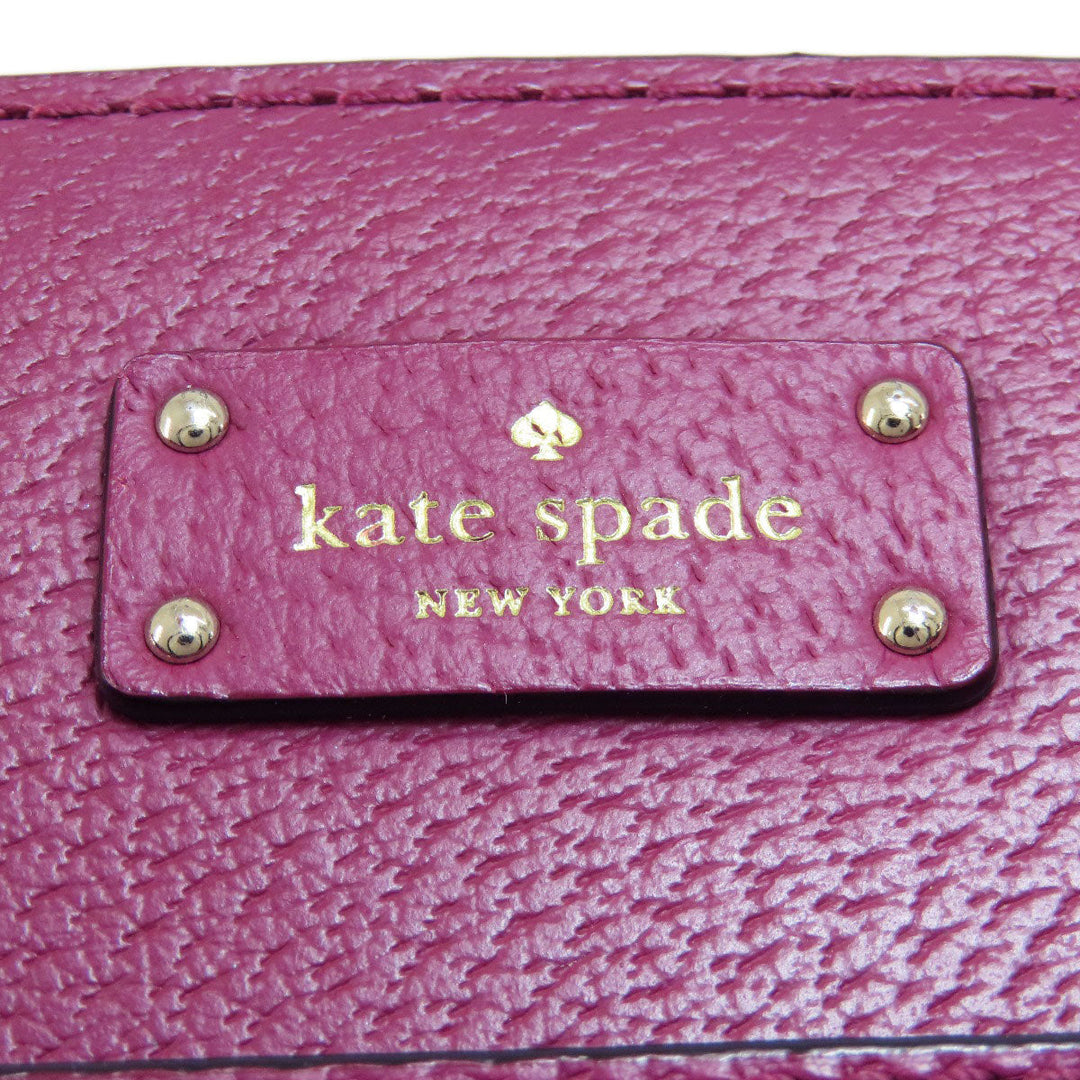 Kate Spade Handbag leather purple 2WAY Women Used Authentic