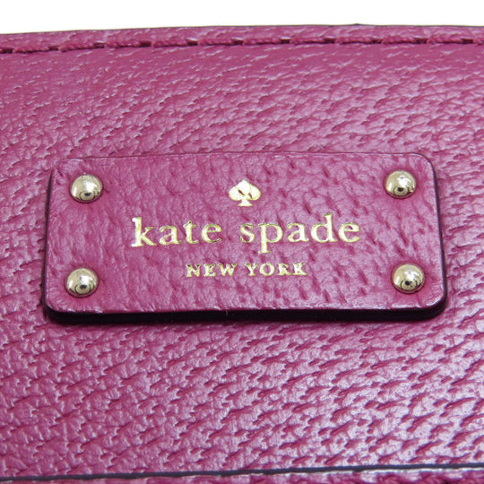 Kate Spade Handbag leather purple 2WAY Women Used Authentic