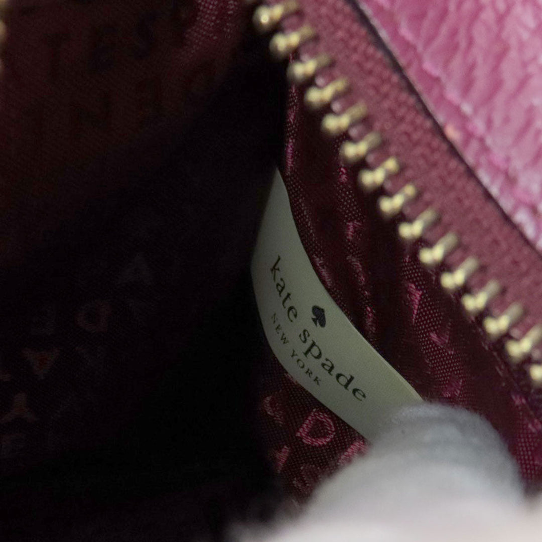 Kate Spade Handbag leather purple 2WAY Women Used Authentic