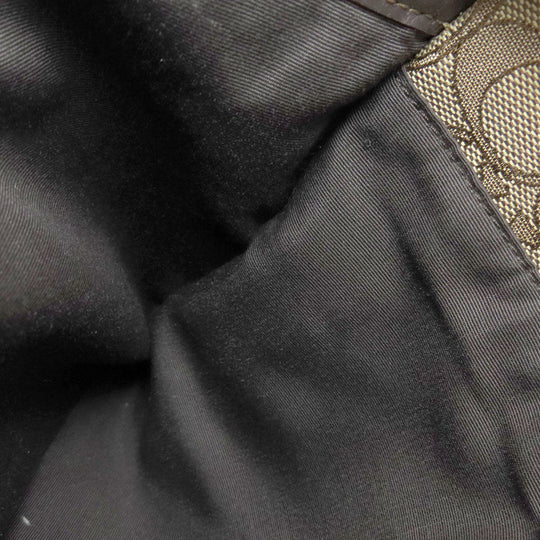 COACH Shoulder Bag F58285 canvas beige Signature