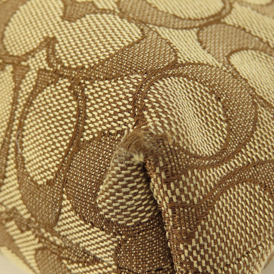 COACH Shoulder Bag F58285 canvas beige Signature