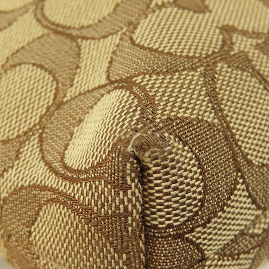 COACH Shoulder Bag F58285 canvas beige Signature