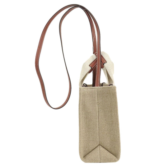 Chloe Shoulder Bag canvas multicolor Woody Mini 2WAY