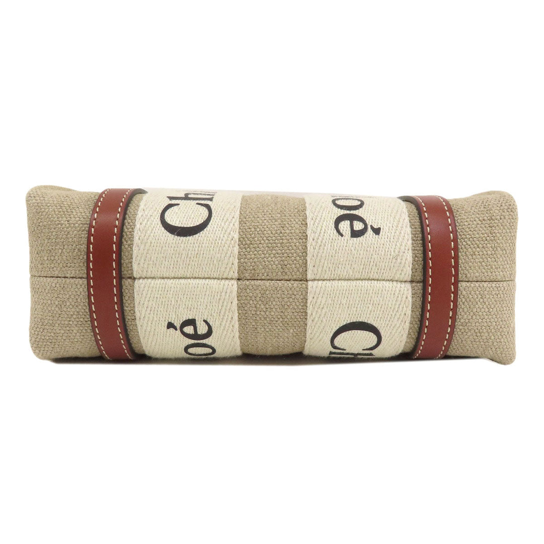 Chloe Shoulder Bag canvas multicolor Woody Mini 2WAY
