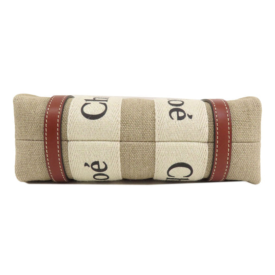 Chloe Shoulder Bag canvas multicolor Woody Mini 2WAY