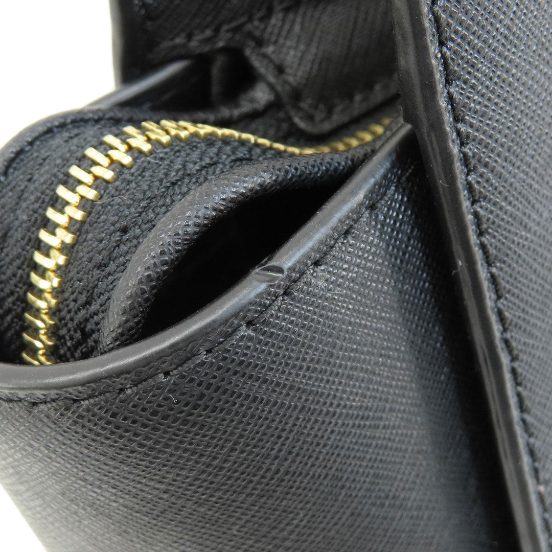 MICHAEL KORS Handbag leather black 2WAY Women Used Authentic