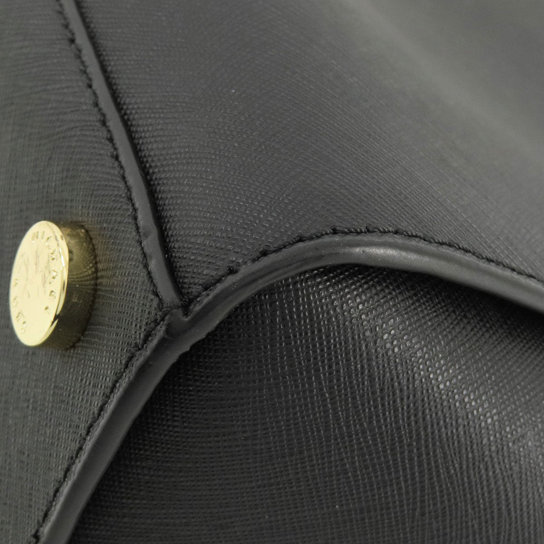 MICHAEL KORS Handbag leather black 2WAY Women Used Authentic