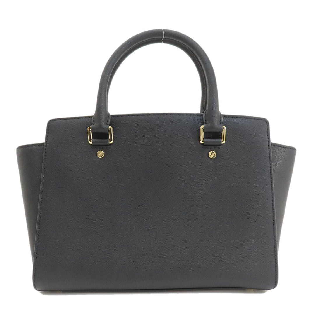 MICHAEL KORS Handbag leather black 2WAY Women Used Authentic