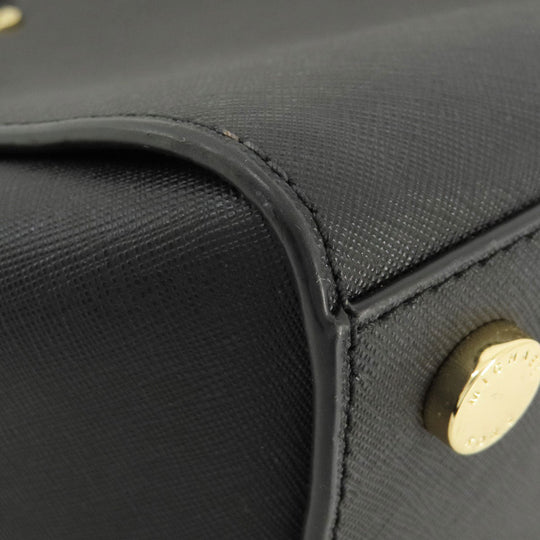 MICHAEL KORS Handbag leather black 2WAY Women Used Authentic