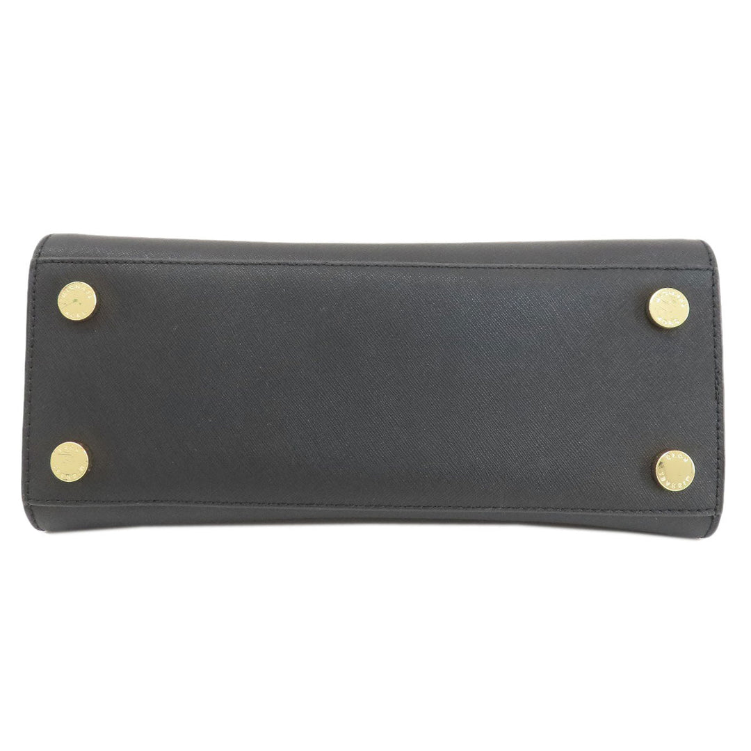 MICHAEL KORS Handbag leather black 2WAY Women Used Authentic