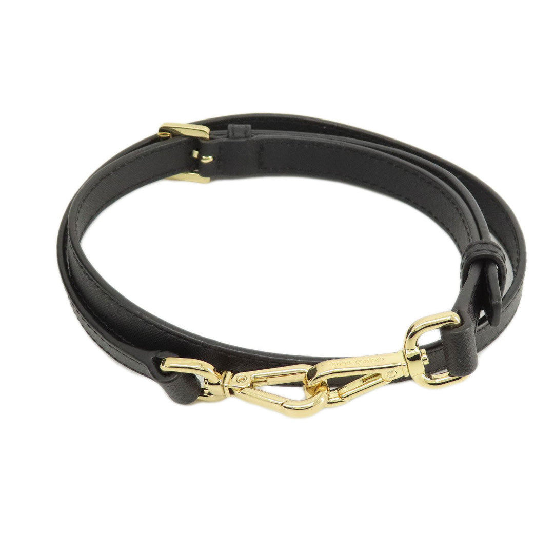 MICHAEL KORS Handbag leather black 2WAY Women Used Authentic