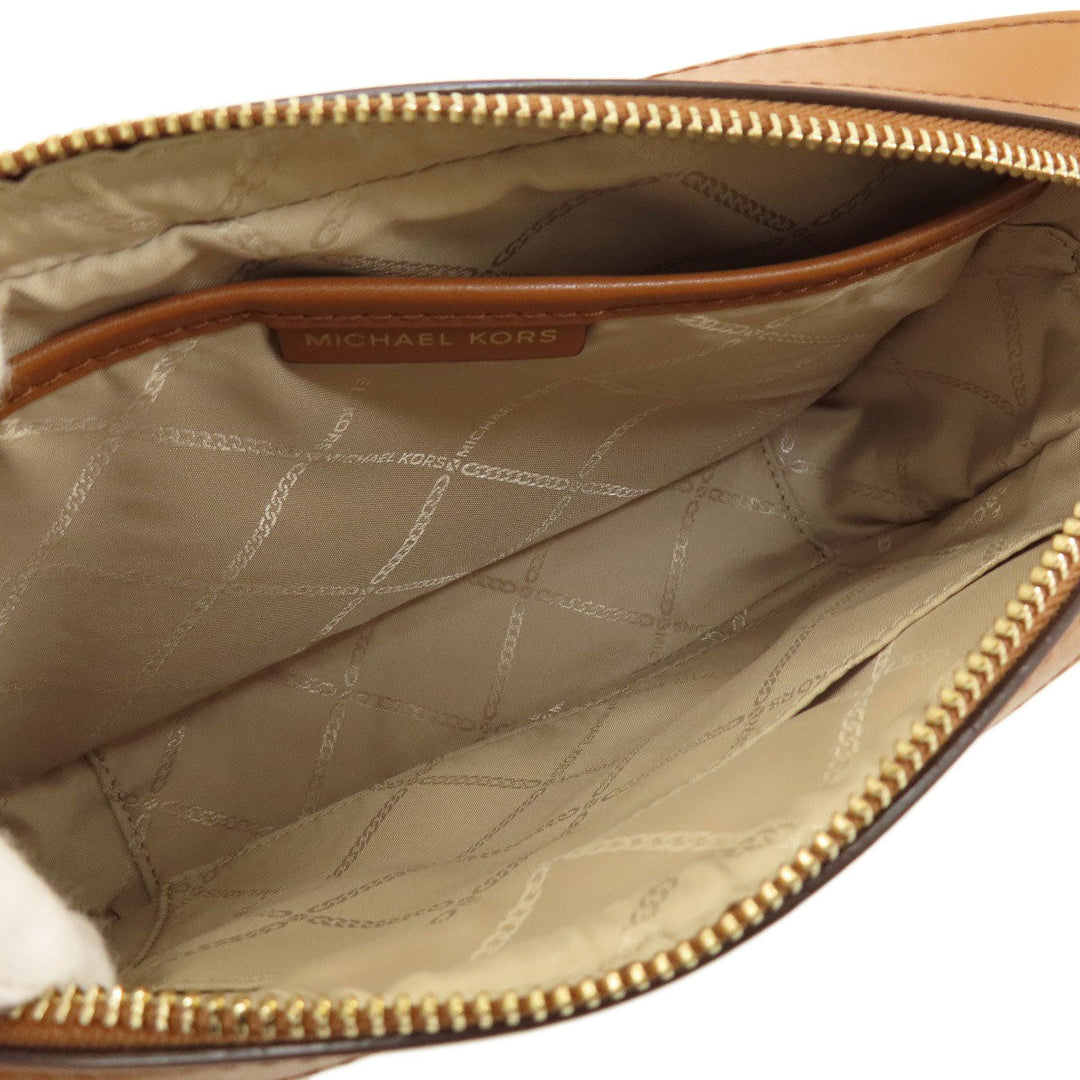 MICHAEL KORS Shoulder Bag canvas Brown Long shoulder