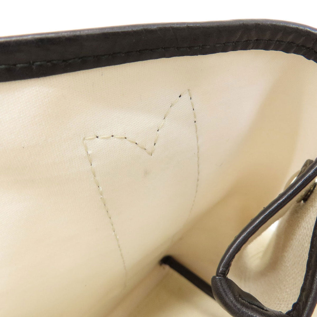 BALENCIAGA Tote Bag canvas white Navy kabas