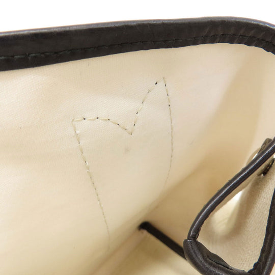 BALENCIAGA Tote Bag canvas white Navy kabas