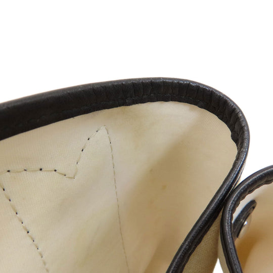 BALENCIAGA Tote Bag canvas white Navy kabas