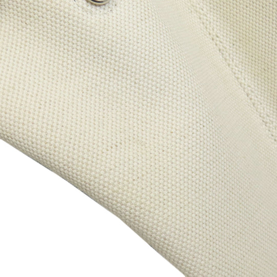 BALENCIAGA Tote Bag canvas white Navy kabas