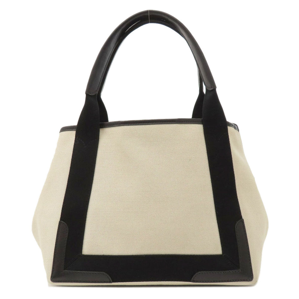 BALENCIAGA Tote Bag canvas white Navy kabas