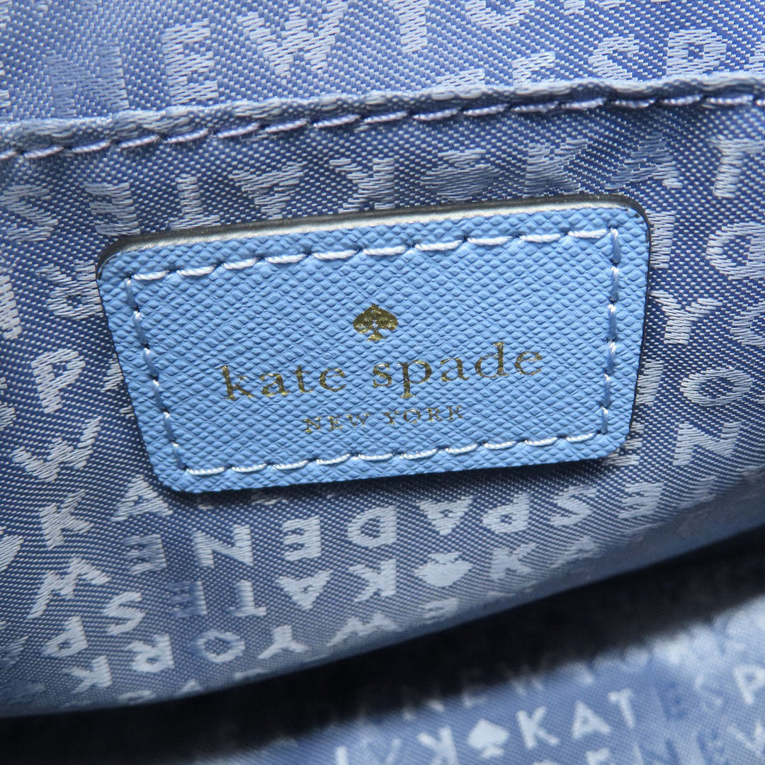 Kate Spade Shoulder Bag PVC multicolor logo bicolor 2WAY Women Used Authentic