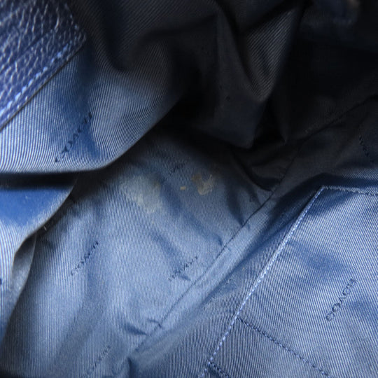 COACH Shoulder Bag 36762 leather Navy 2WAY